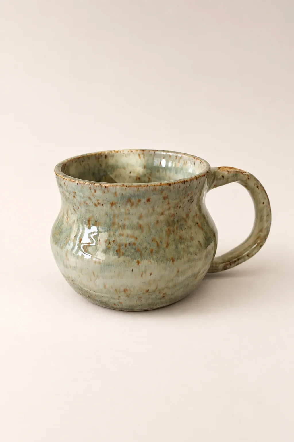 Pale green mug — handmade Kachi ceramic cups & mugs